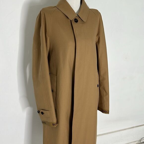 Burberry London Logo Tape Cotton Car Coat - Picture 3 of 16